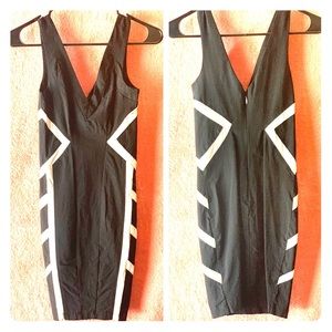 Black and white HOT dress.